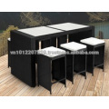 PE Poly Rattan Muebles de jardín / al aire libre - Bar Set